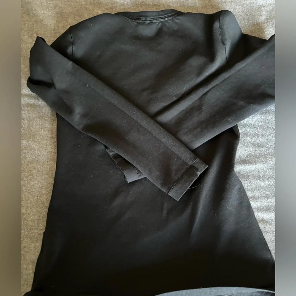 Nike Pro Therma Crew Sweatshirt‎ Womens Small Black Long Sleeve Active sz S